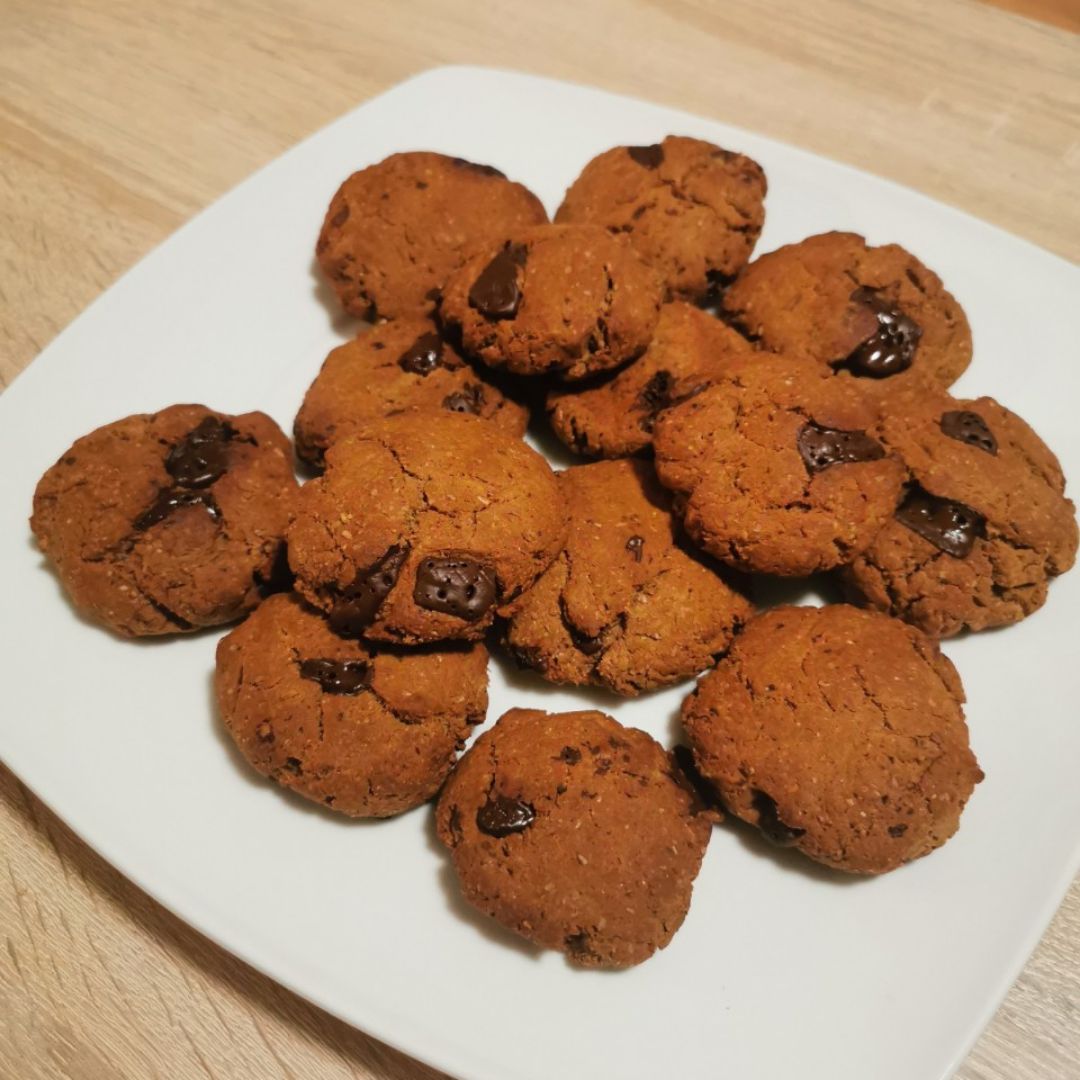 Galletas de chocolate y crema de cacahuete Galletas de chocolate y crema de cacahuete