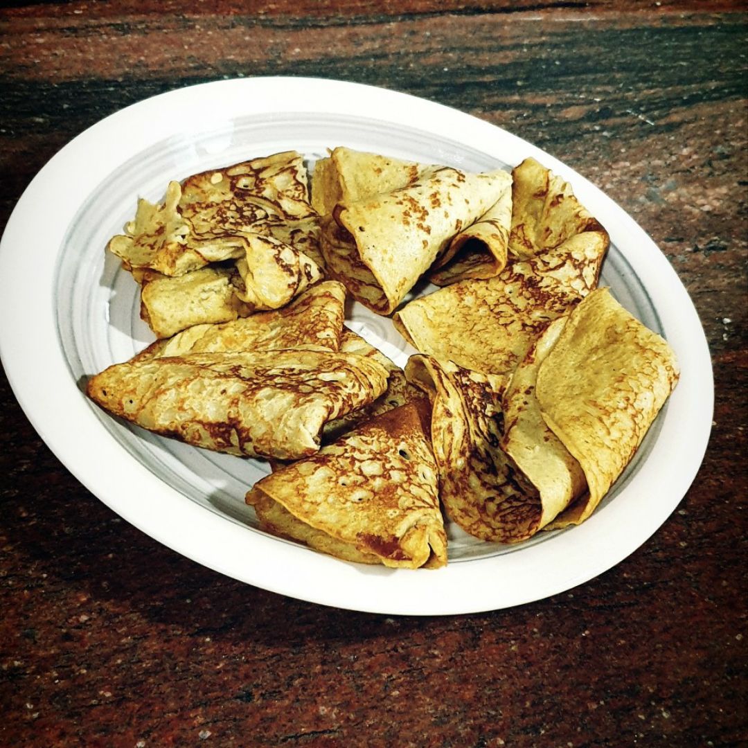 Tortitas de avena y platano Tortitas de avena y platano
