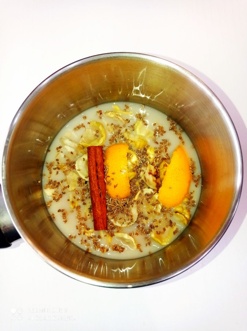 CASTAÑAS CON ANÍS Y NARANJA Paso 3 CASTAÑAS CON ANÍS Y NARANJA Paso 3