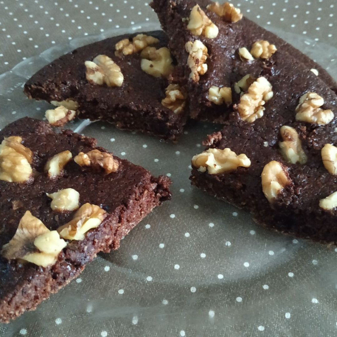 Brownie a la sartén 🍫 Brownie a la sartén 🍫