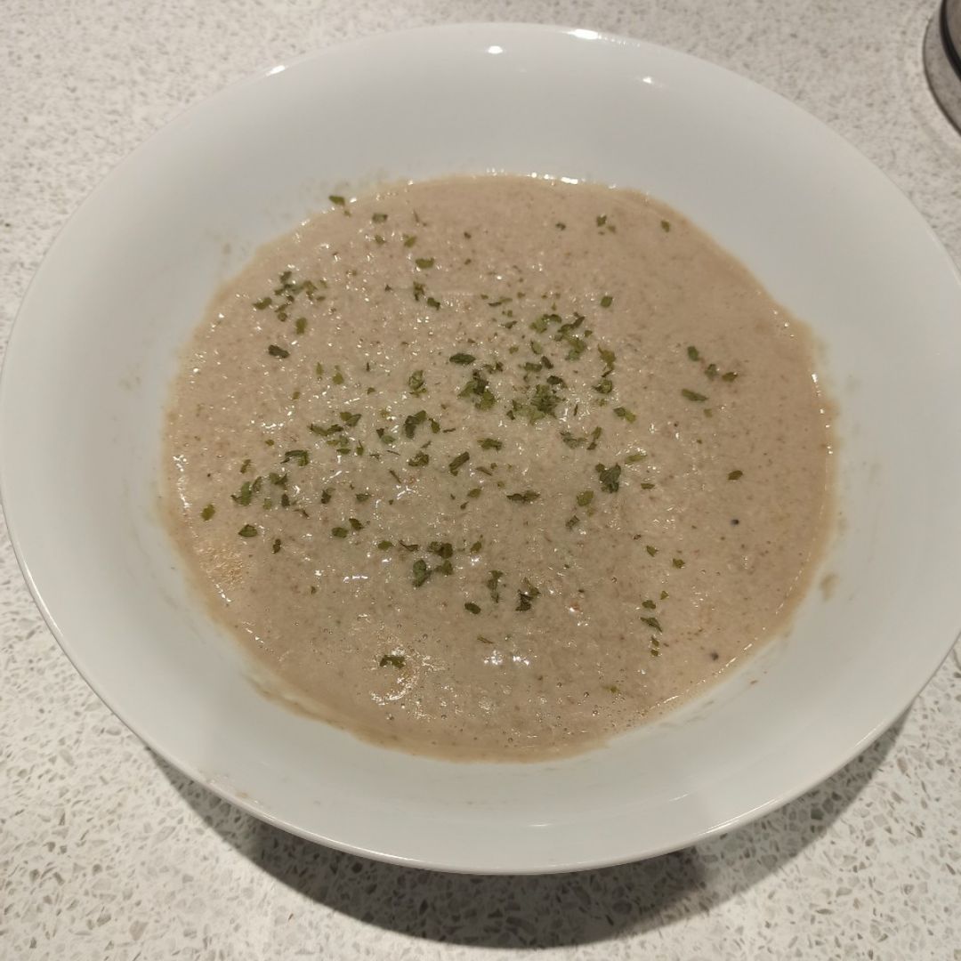 Crema de champiñones Crema de champiñones