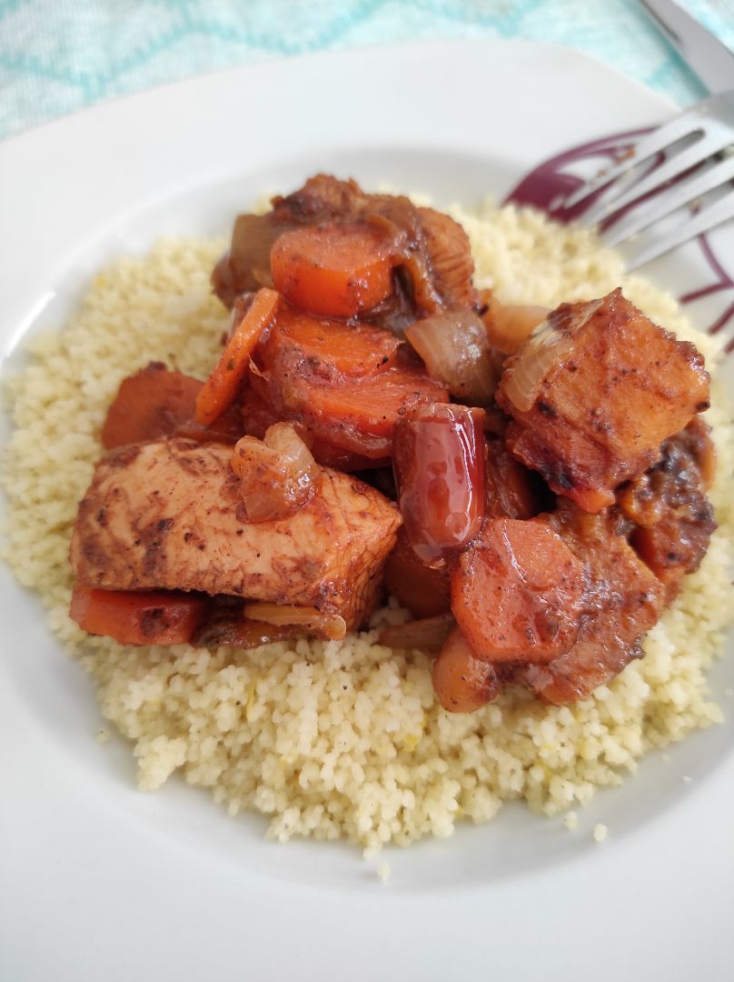 Tajine de pavo Tajine de pavo