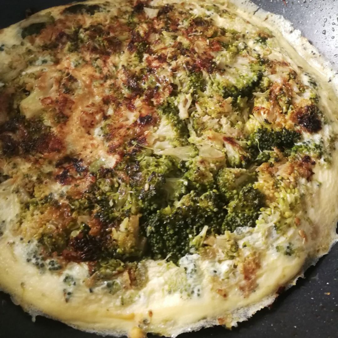 Tortilla de brócoli Tortilla de brócoli