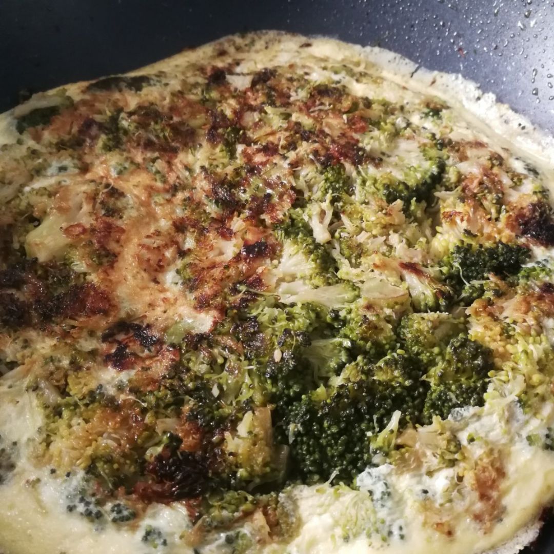 Tortilla de brócoli Paso 1 Tortilla de brócoli Paso 1