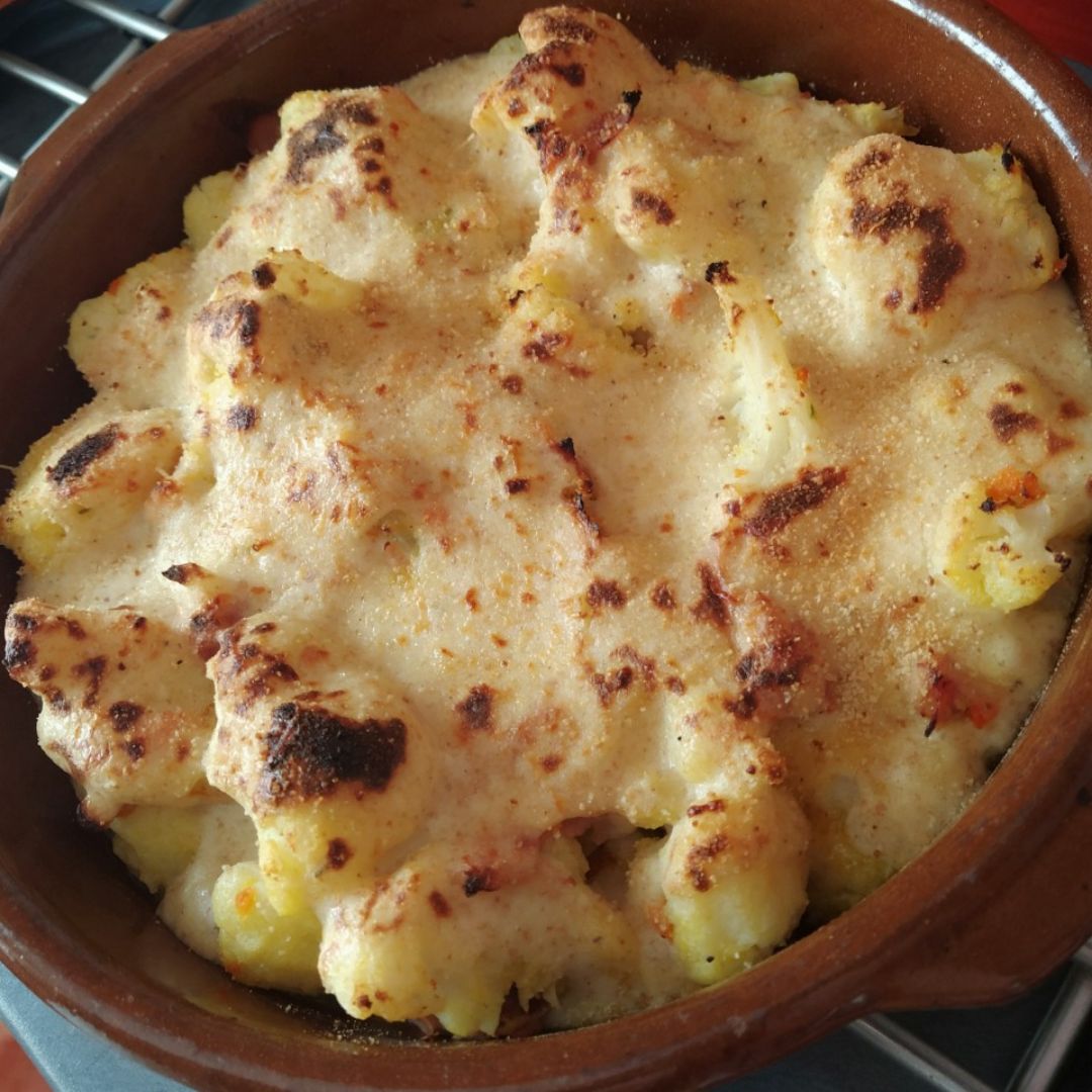 Coliflor con bechamel 🤤