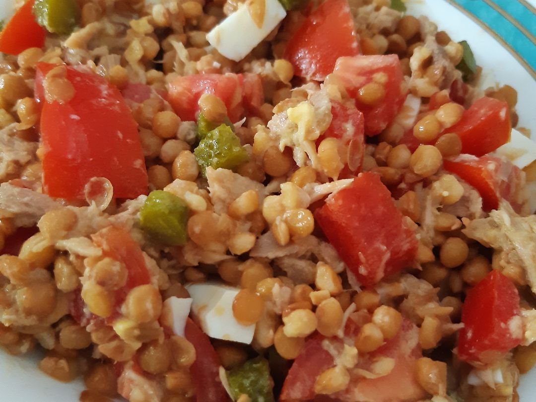Ensalada de lentejas Ensalada de lentejas