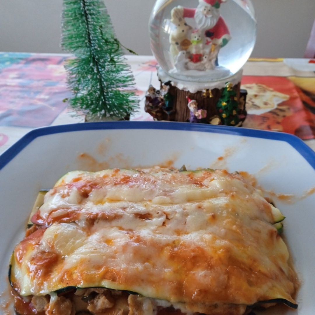 Canelones de calabacín