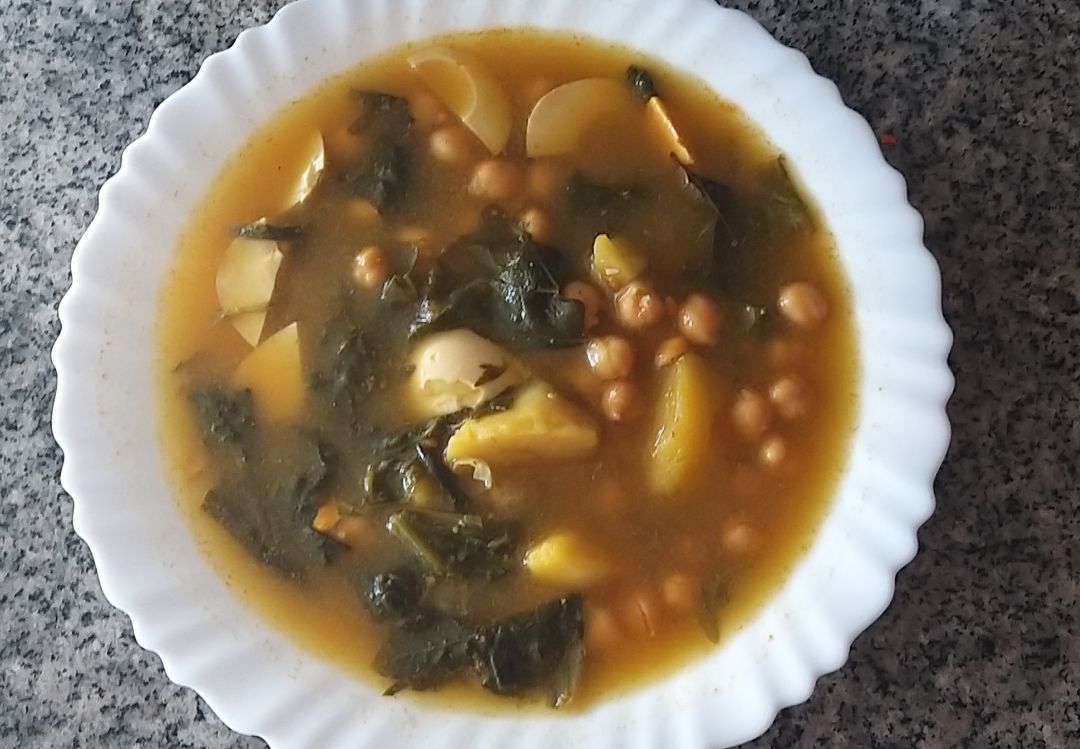 Potaje de garbanzos y espinacas 💪 Potaje de garbanzos y espinacas 💪