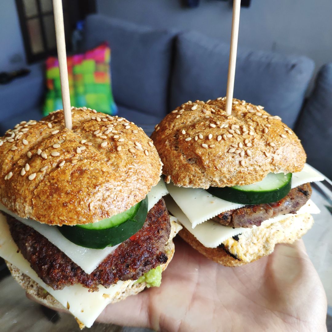 Hamburguesa de legumbres Hamburguesa de legumbres