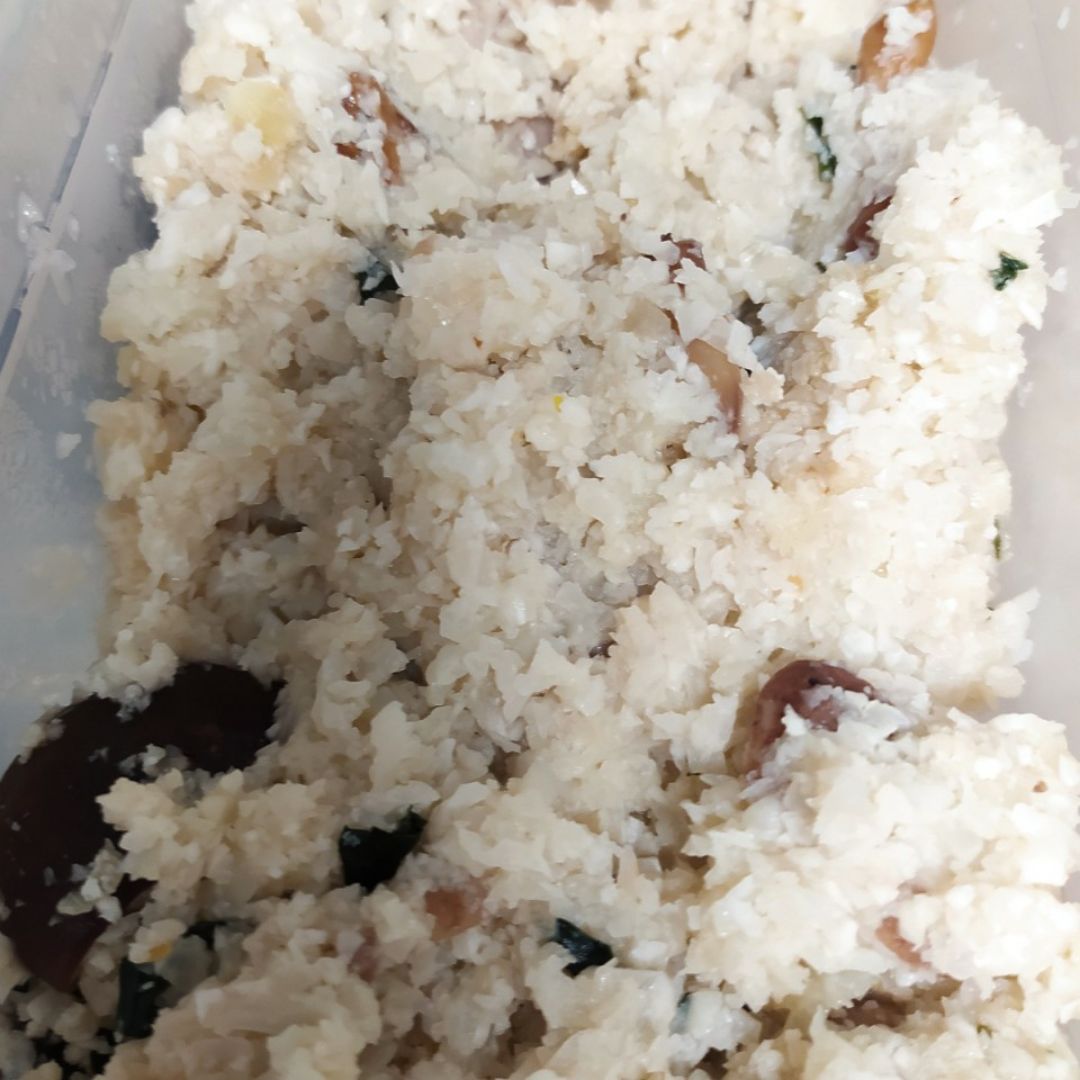 Falso rissotto de coliflor Falso rissotto de coliflor