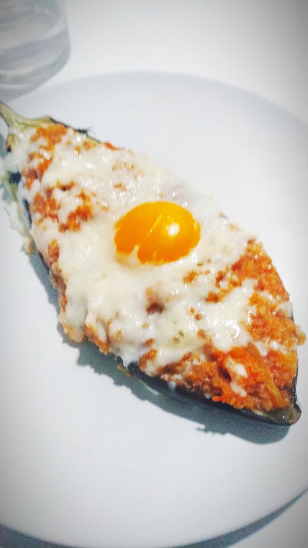 Berenjena rellena Berenjena rellena