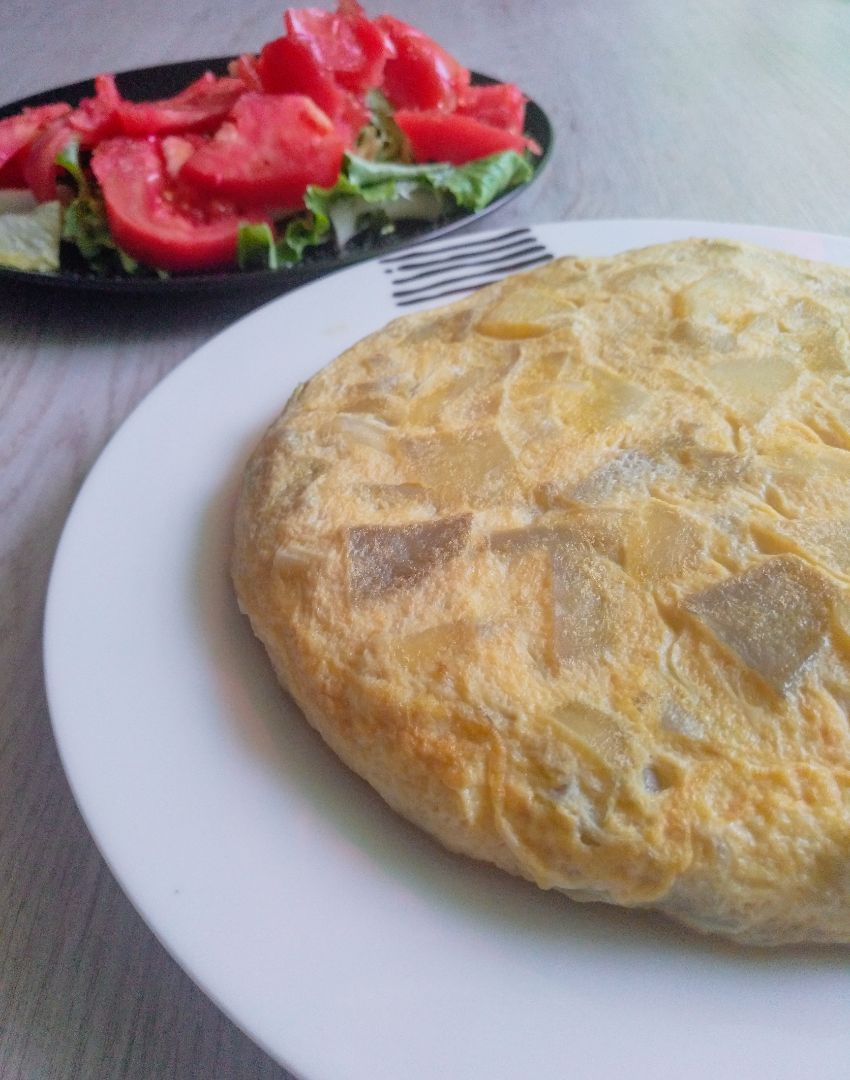 Tortilla de patatas saludable Tortilla de patatas saludable