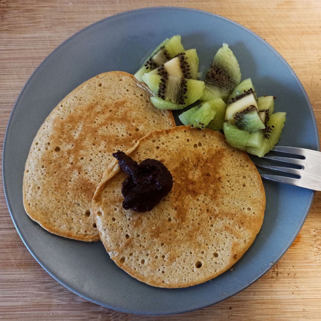 Tortitas de plátano pocho Tortitas de plátano pocho