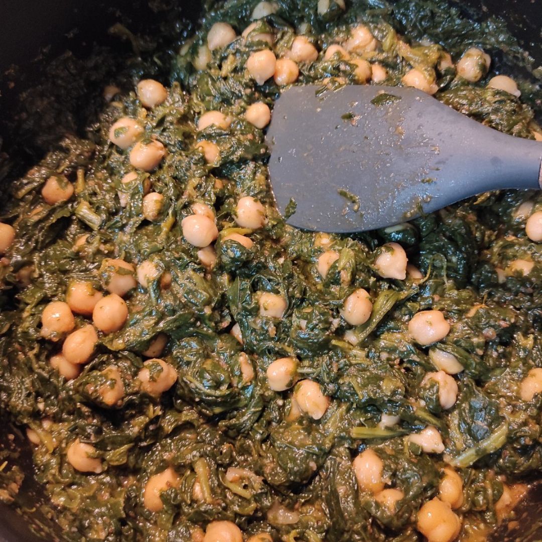 Espinacas con garbanzos Espinacas con garbanzos