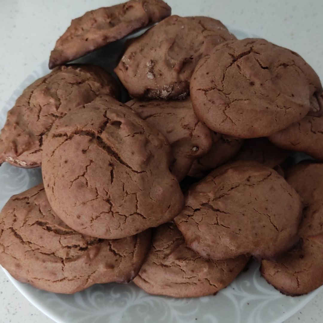 Galletas de trigo sarraceno, cacao y avellana Galletas de trigo sarraceno, cacao y avellana