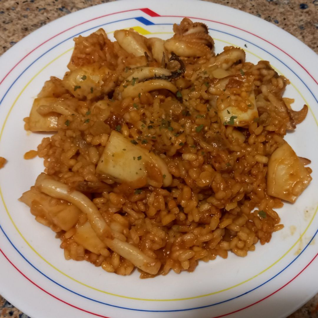 Arroz con sepia 🦑