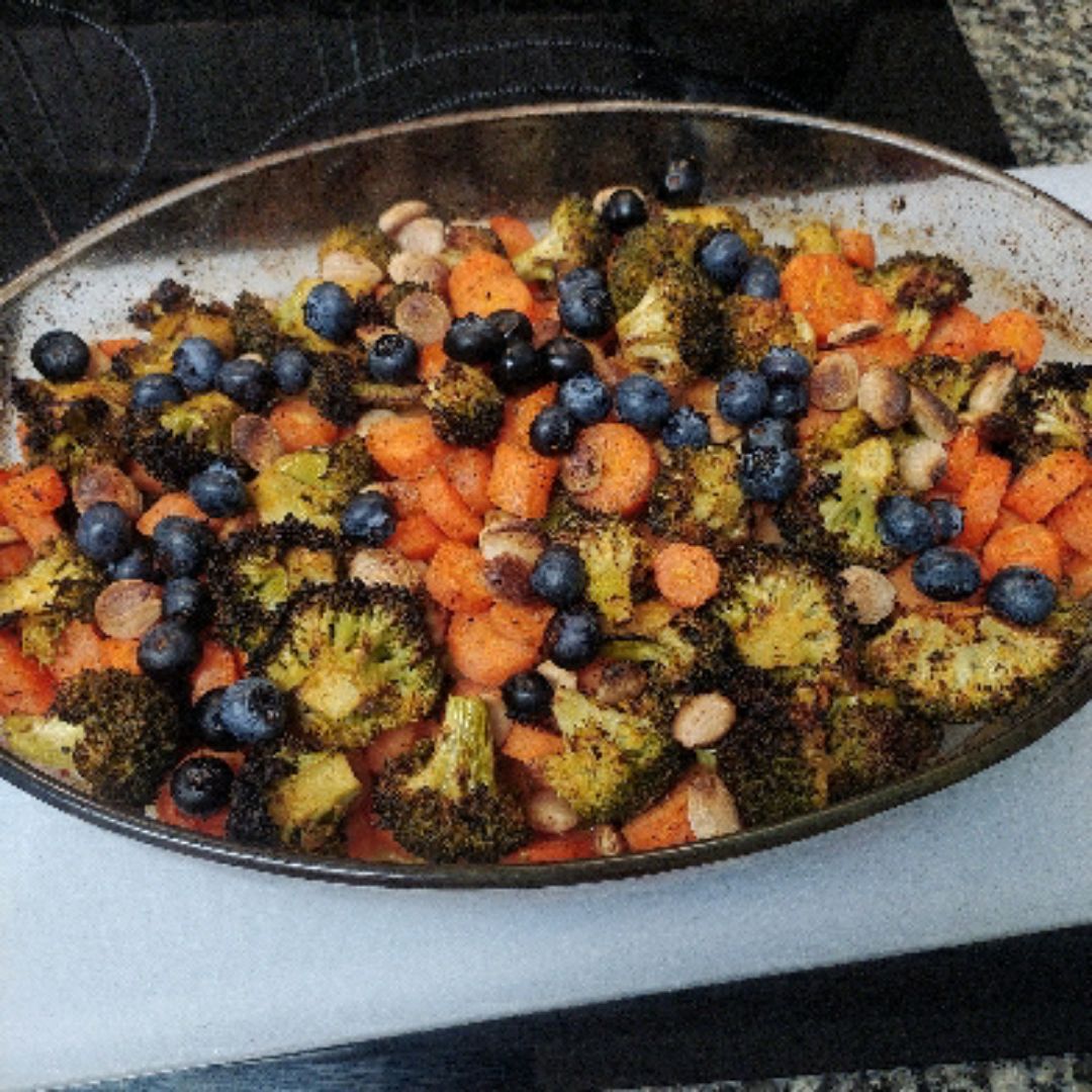 Brócoli con zanahoria al horno Brócoli con zanahoria al horno
