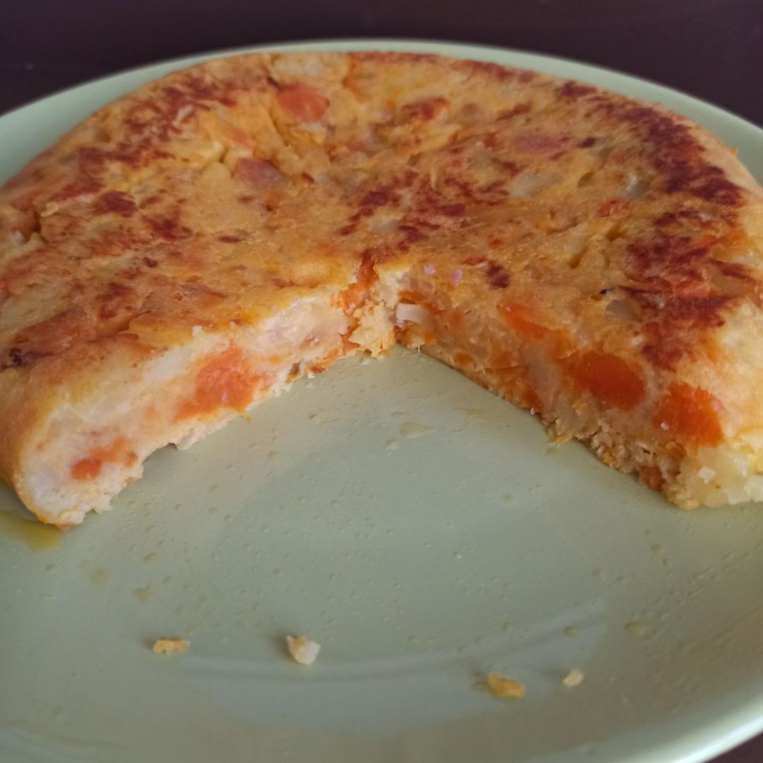 Tortilla de boniatos # recetadeotoño Tortilla de boniatos # recetadeotoño