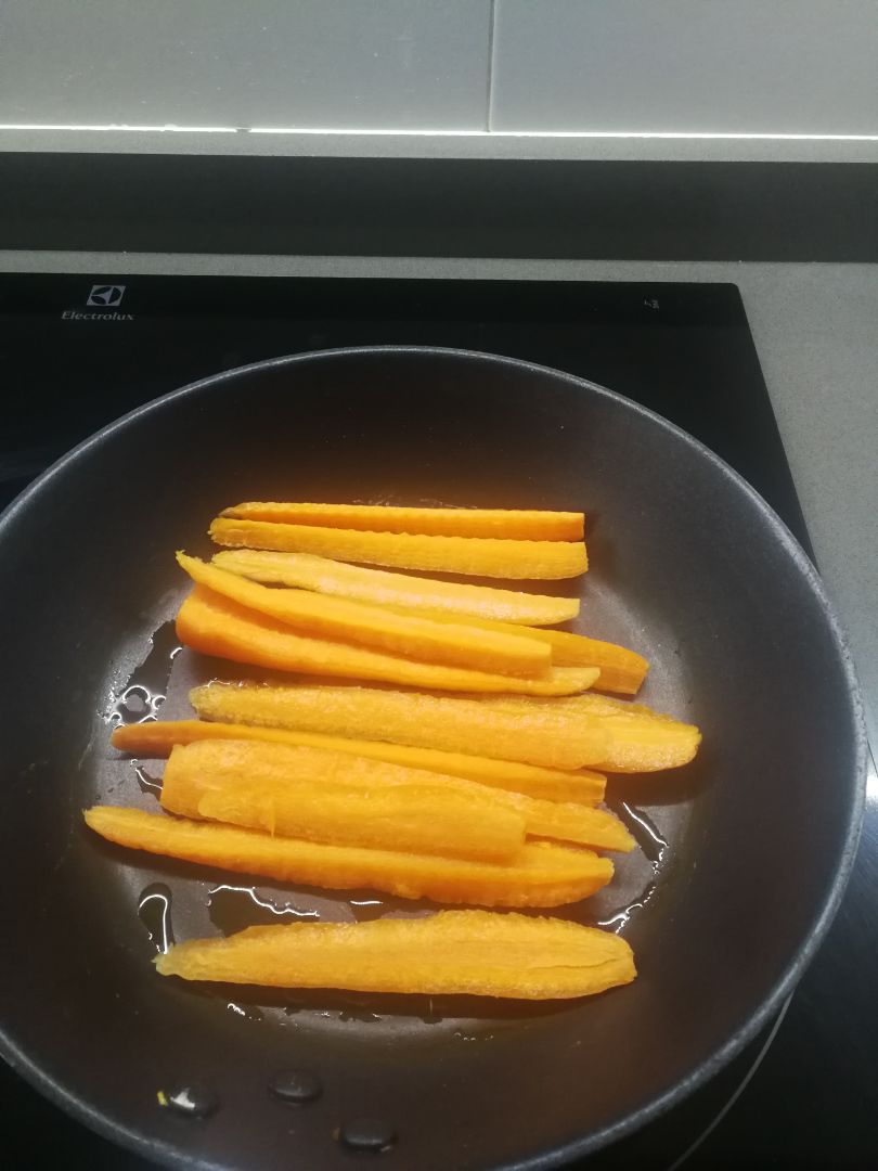 Zanahoria con maiz a la plancha Paso 0 Zanahoria con maiz a la plancha Paso 0