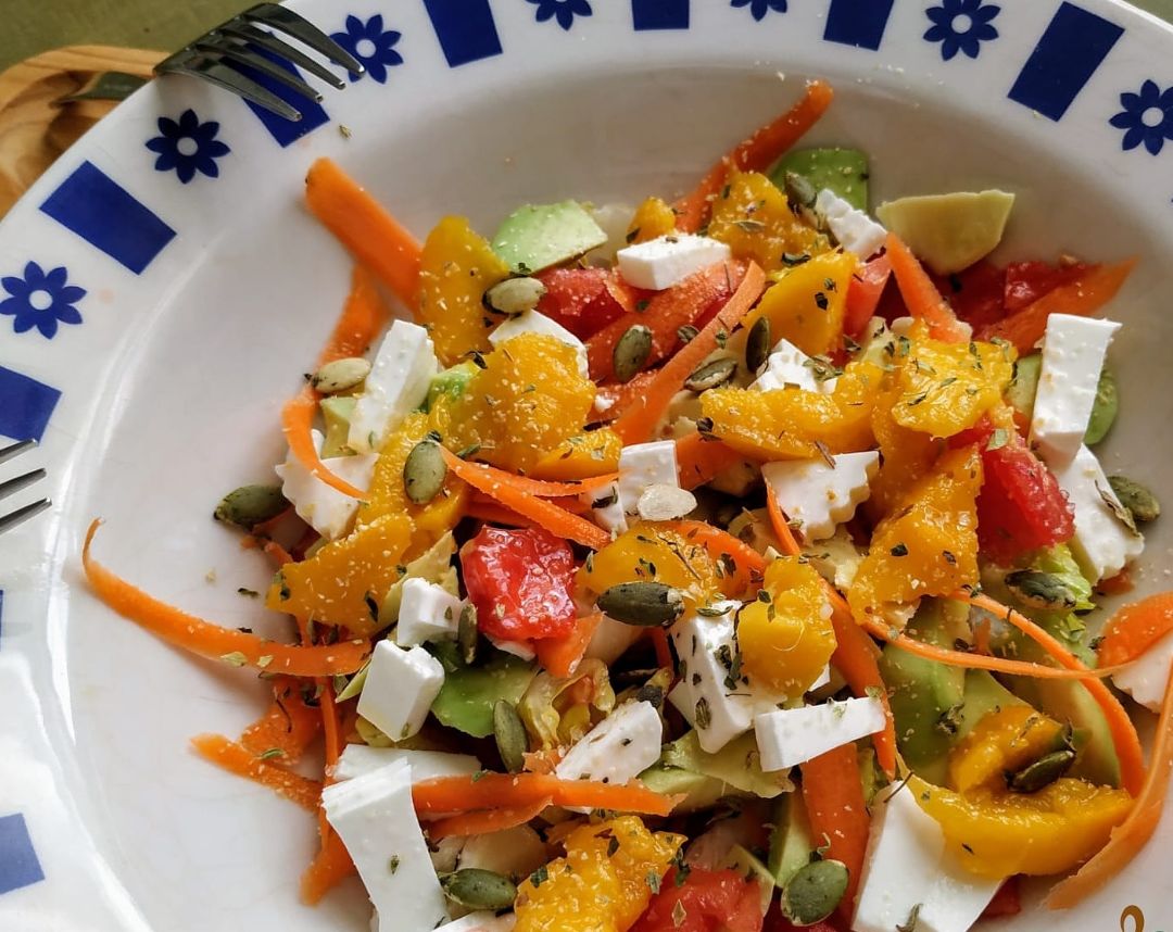 Ensalada con mango