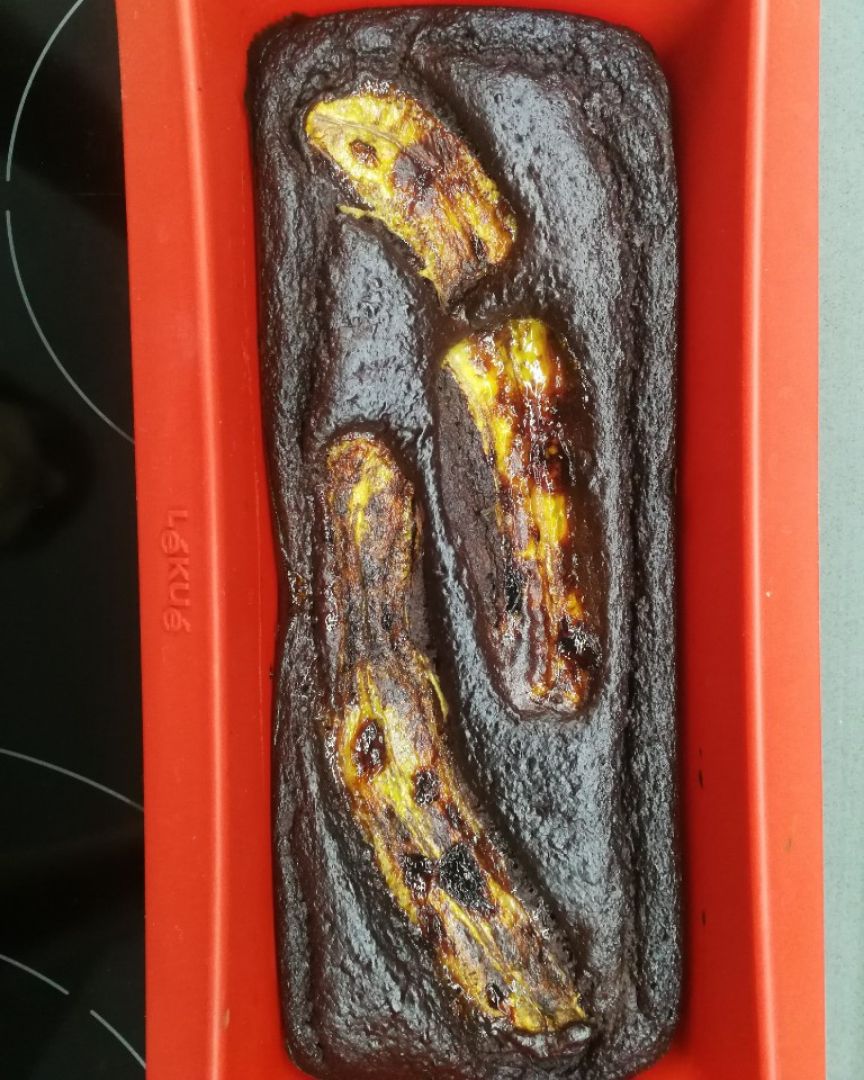 Brownie de plátano Brownie de plátano
