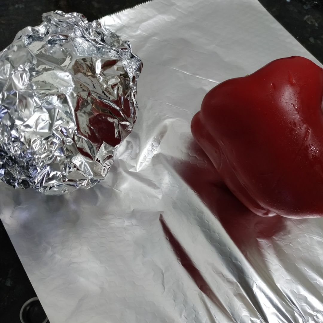 Pimientos rojos asados Paso 0