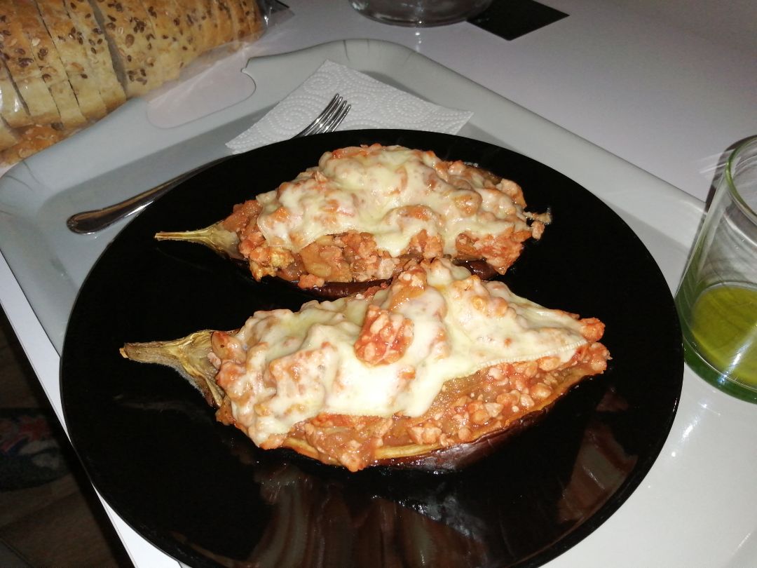 Berenjenas rellenas Berenjenas rellenas