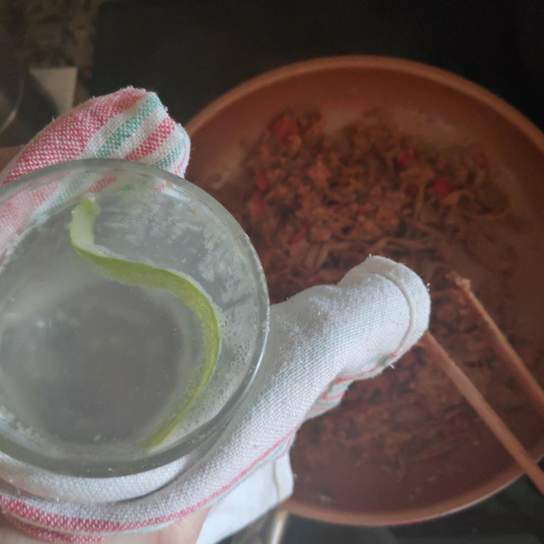 Fettucinne el hermano feo de Alberto con cosas Paso 6