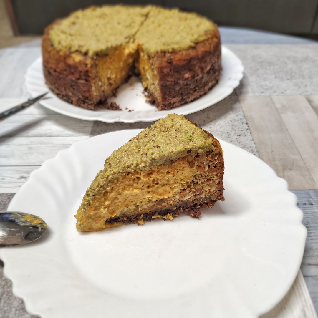 Tarta de Carrot cake + Carrot cheesecake Tarta de Carrot cake + Carrot cheesecake