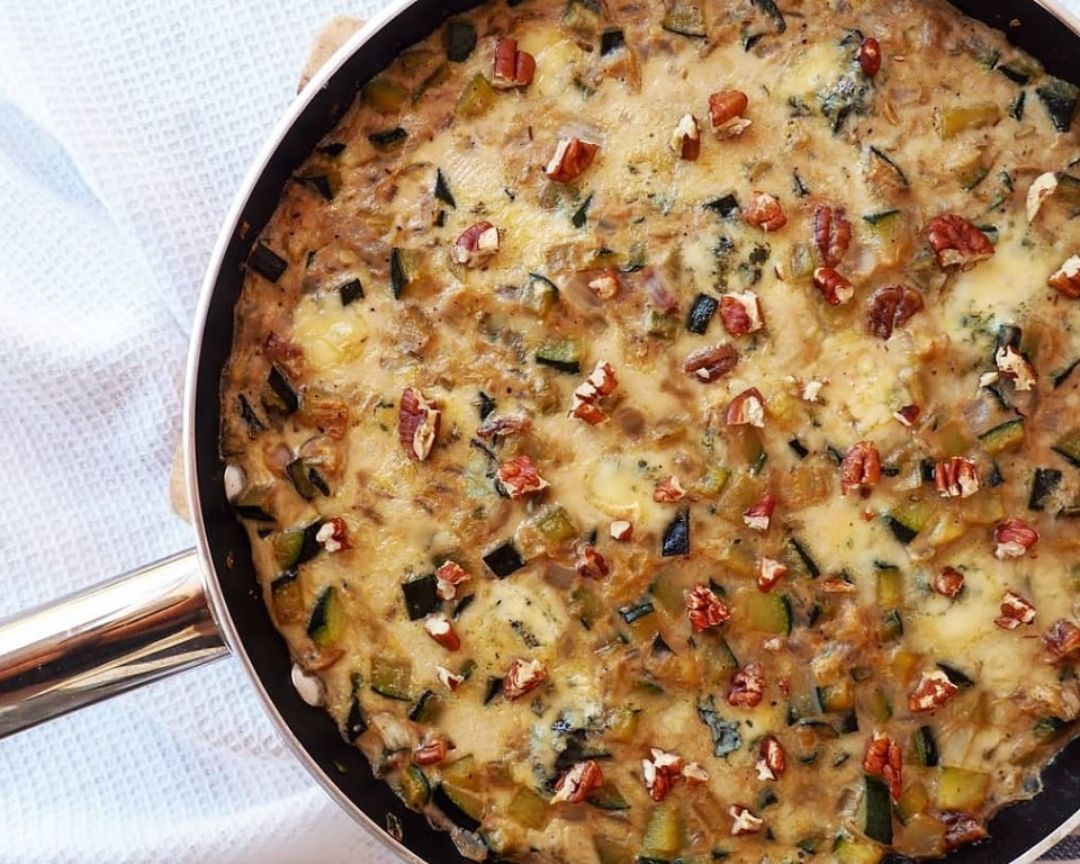 FRITTATA DE CALABACÍN Y GORGONZOLA 