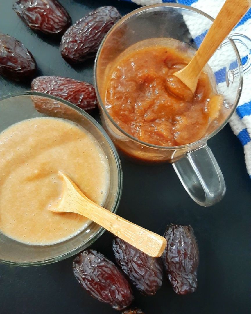 Crema y caramelo de dátiles Crema y caramelo de dátiles