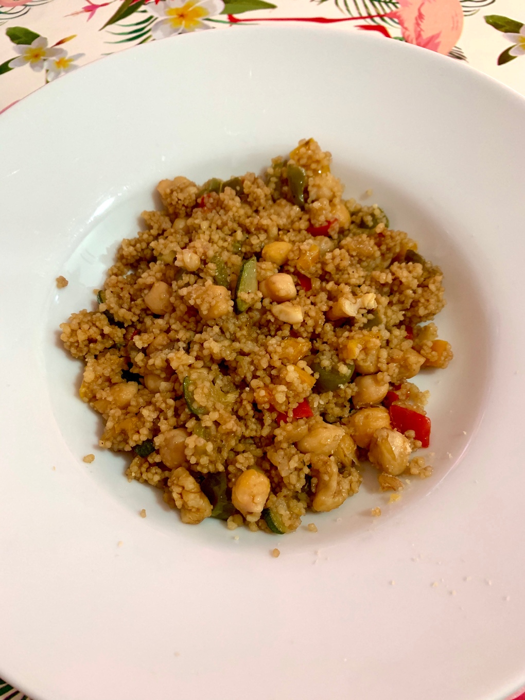 Quinoa con garbanzos y verduras