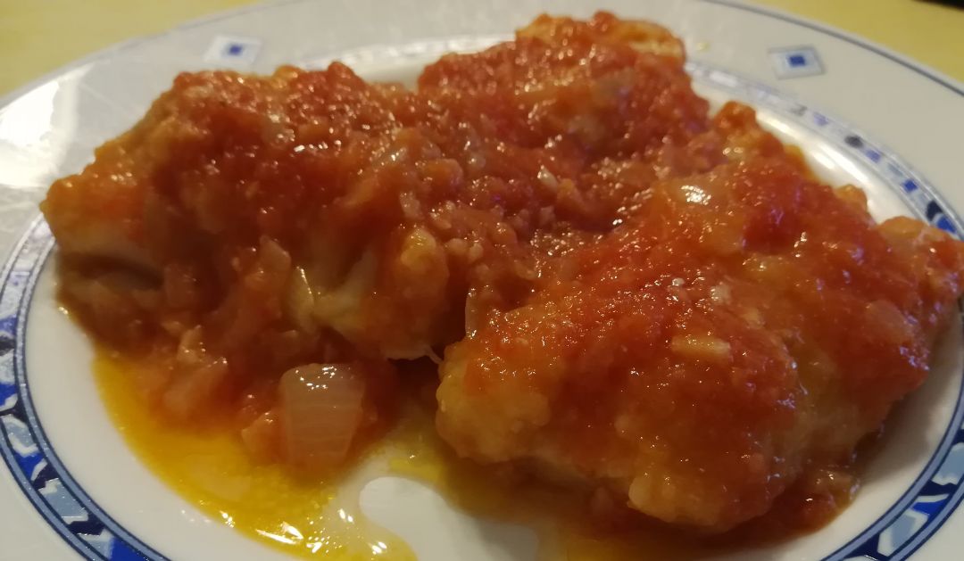 Bacalao con tomate Bacalao con tomate