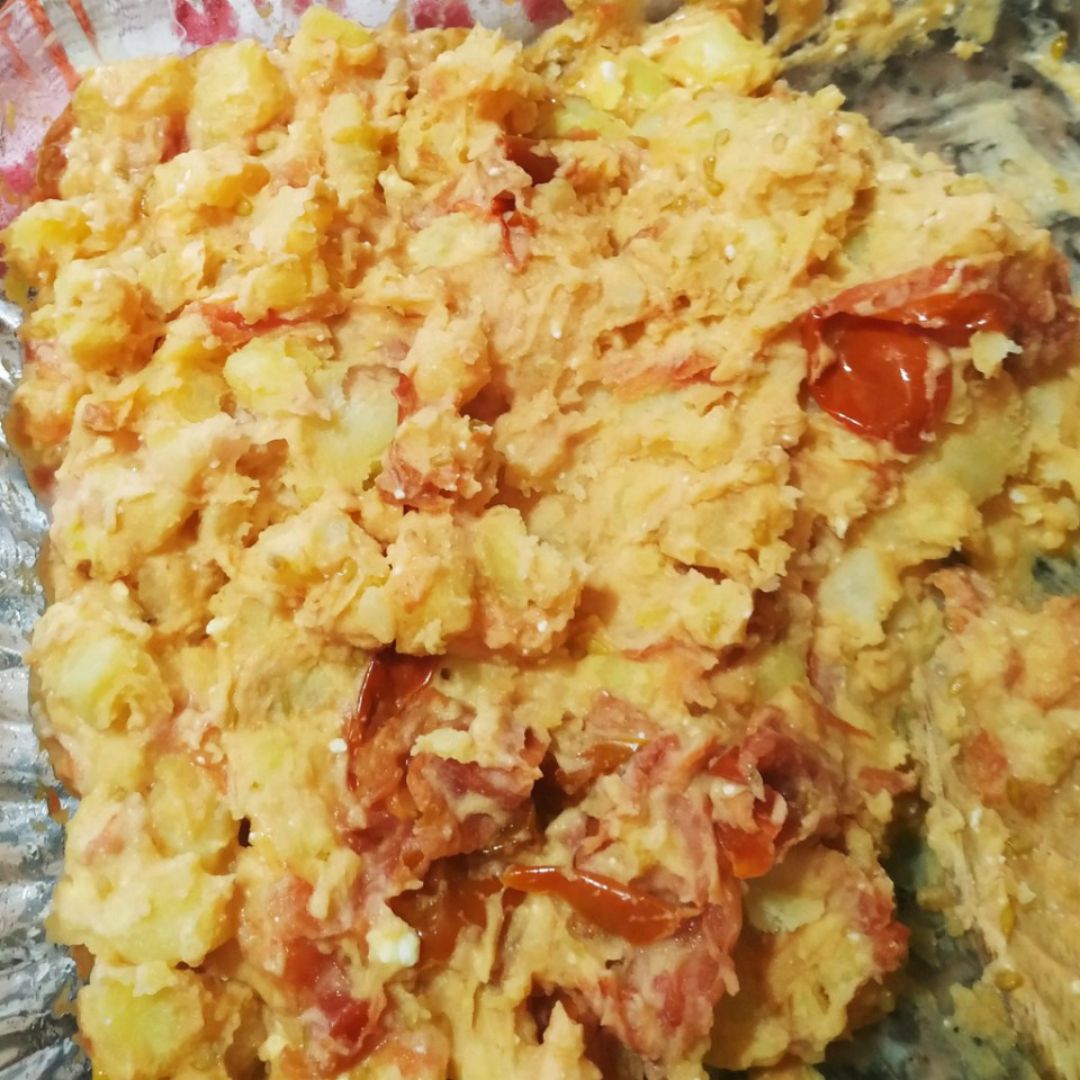 🧀🍅 TORTILLA DEL PLATO DE MODA 🧀🍅 Paso 3 🧀🍅 TORTILLA DEL PLATO DE MODA 🧀🍅 Paso 3