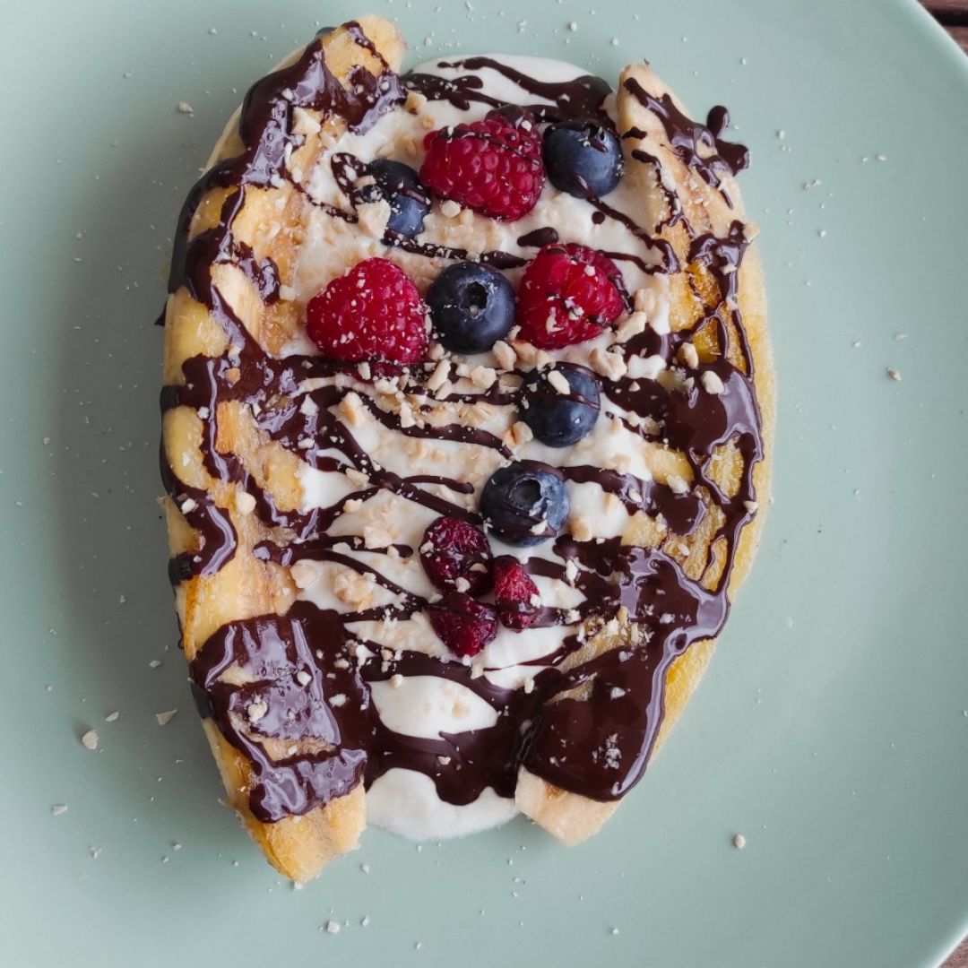 Banana Split saludable 😋 Banana Split saludable 😋