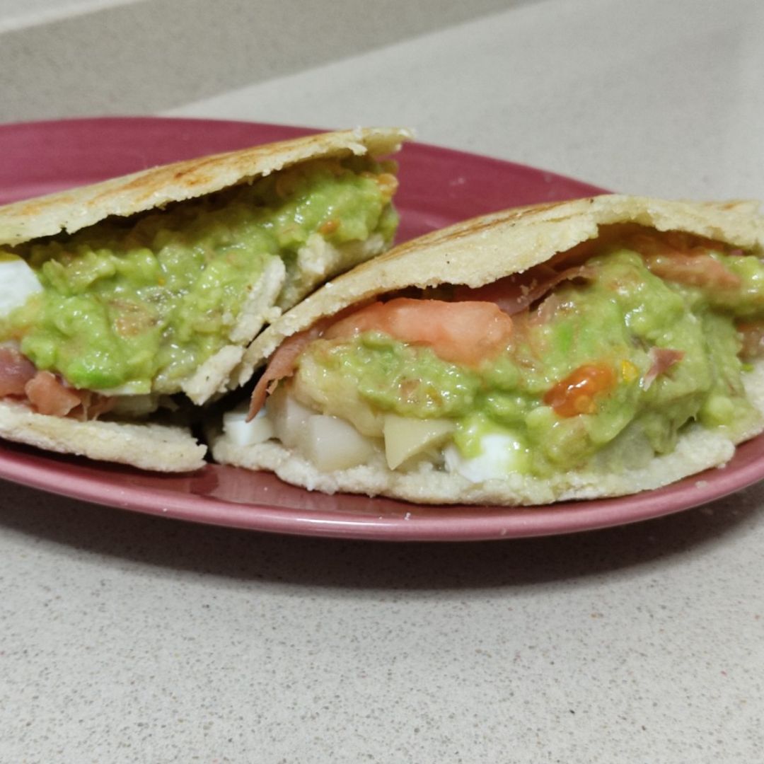 Arepas de guacamole Arepas de guacamole