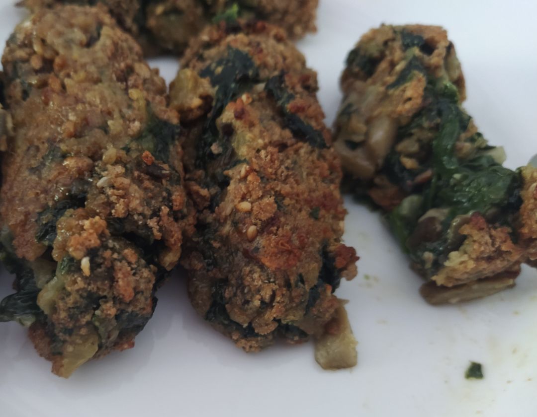 Croquetas de espinacas, setas y queso😍 Croquetas de espinacas, setas y queso😍