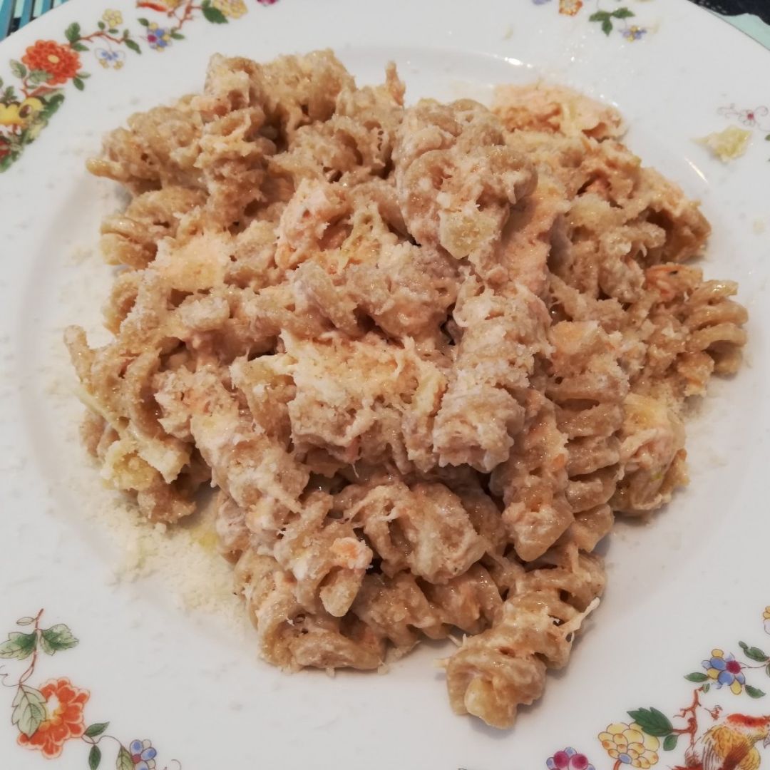 Pasta con salmón Pasta con salmón