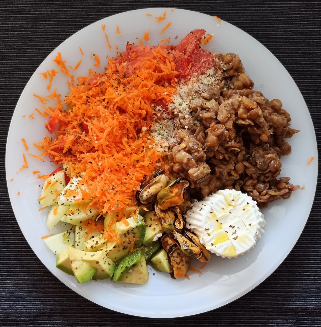 Ensalada de lentejas Ensalada de lentejas