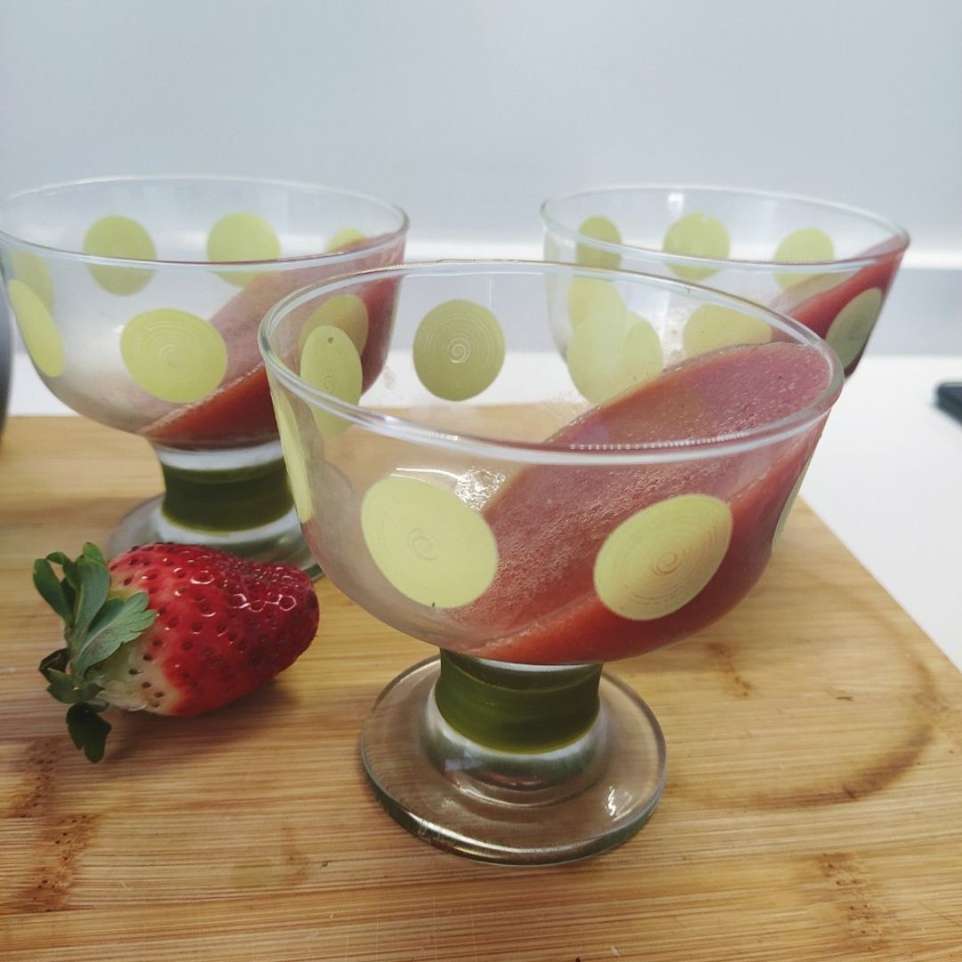 Copazo de fresas 🍓 y Nata Paso 0 Copazo de fresas 🍓 y Nata Paso 0