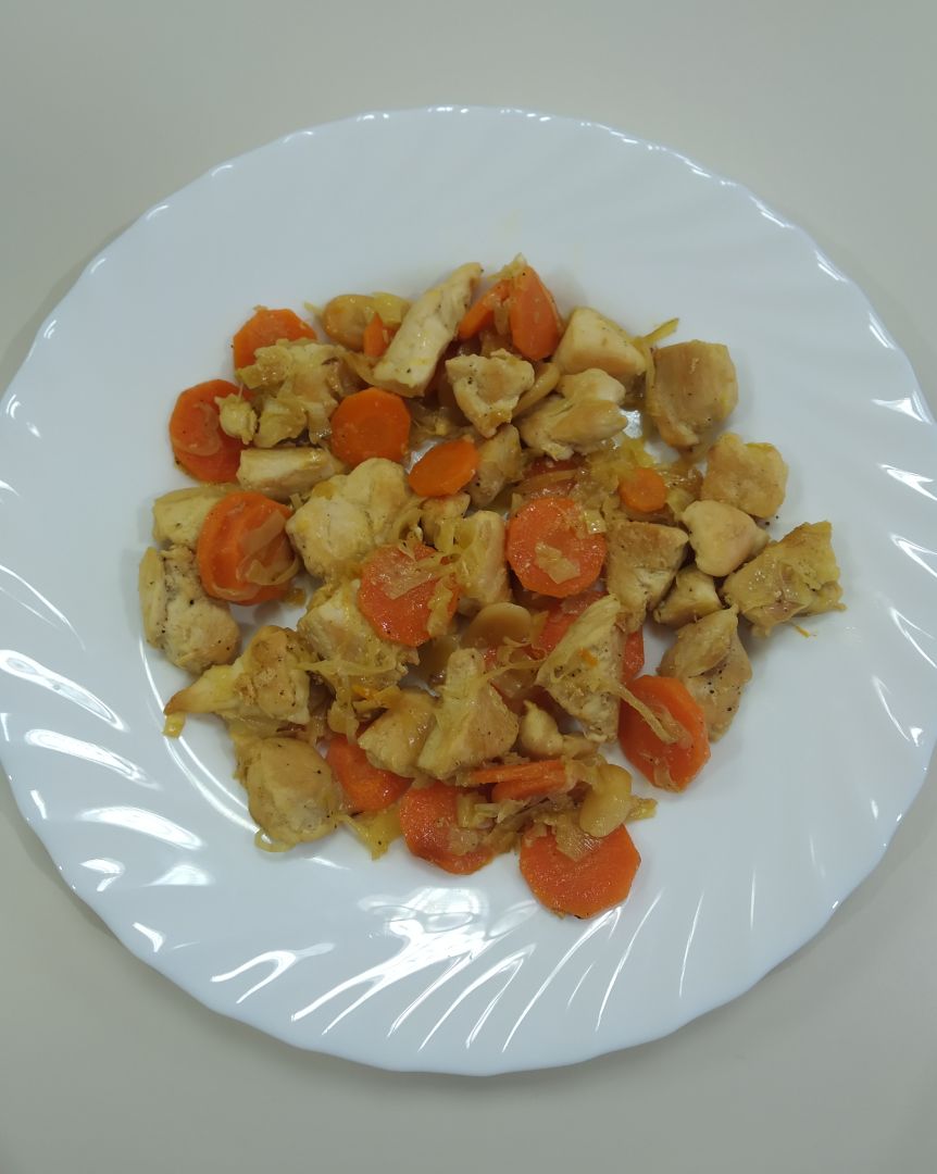 Pollo guisado con verduras 🍗 Pollo guisado con verduras 🍗