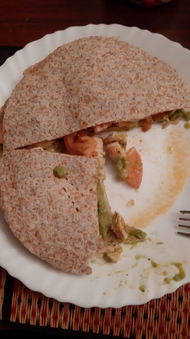 Quesadilla sin lactosa Quesadilla sin lactosa