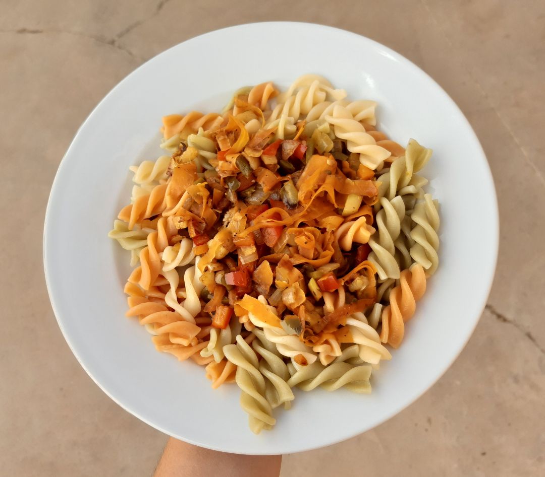 Pasta con verdura Pasta con verdura