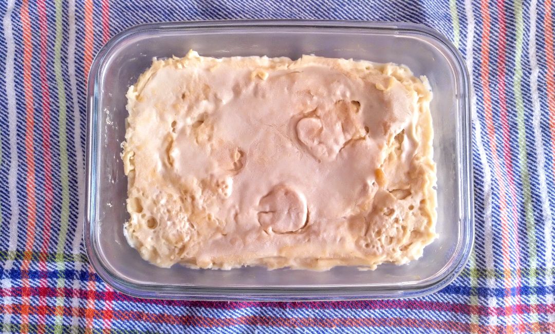 Flan de Gofio y copos de Avena Flan de Gofio y copos de Avena