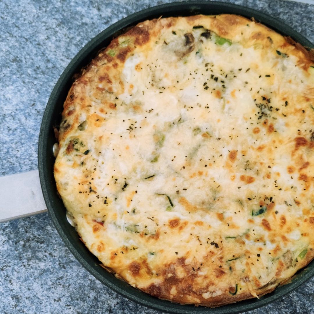 🥚Frittata mediterranea con quinoa🥒 🥚Frittata mediterranea con quinoa🥒