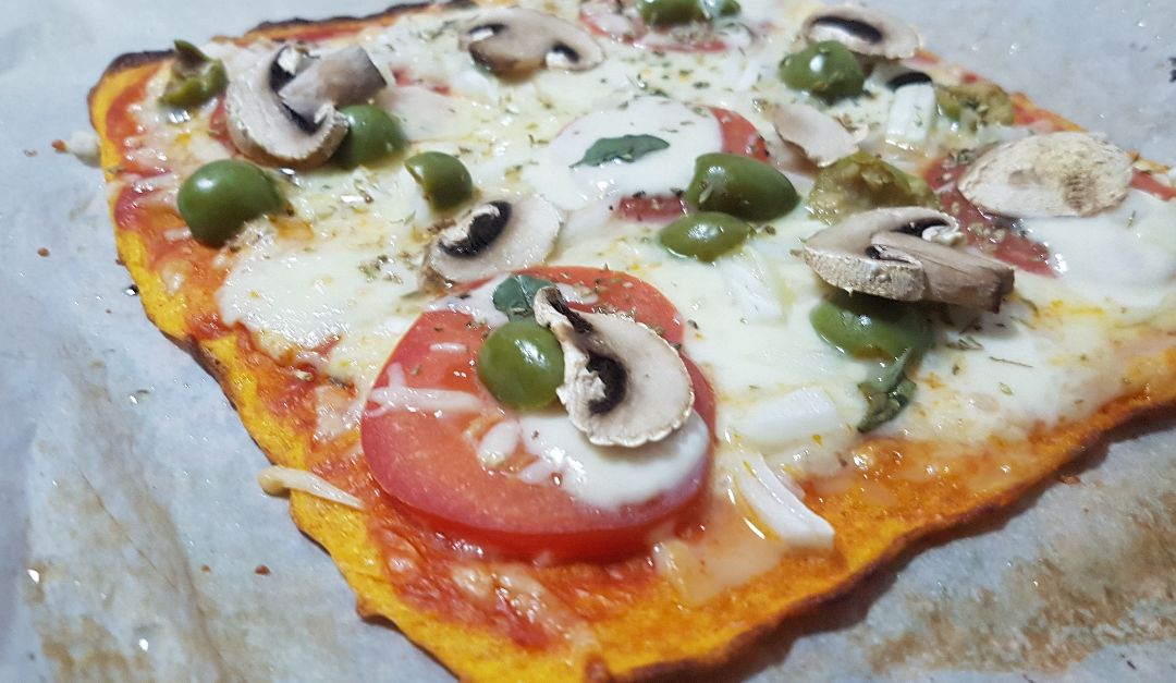 Pizza de batata Paso 4 Pizza de batata Paso 4
