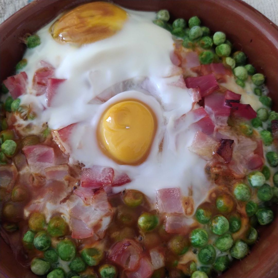 Huevos al plato Huevos al plato