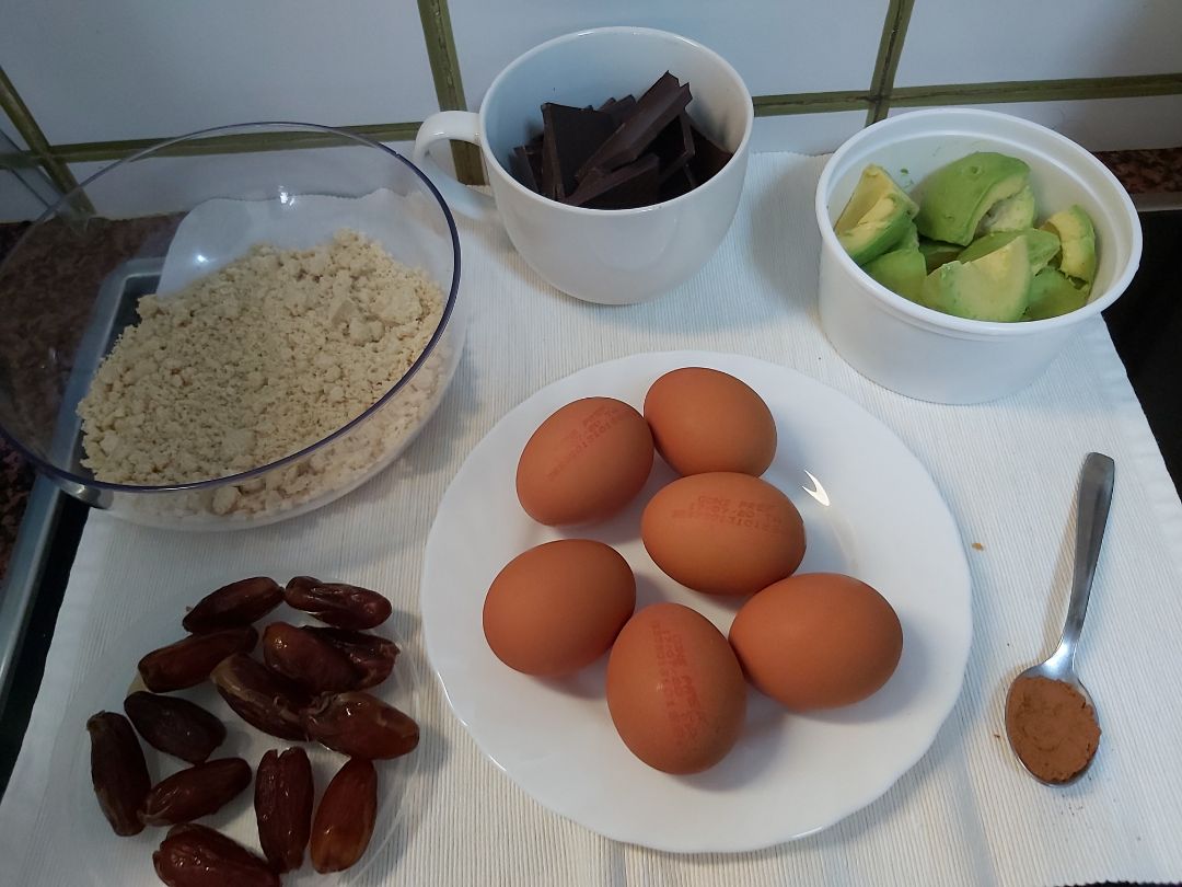 Brownie de aguacate Paso 0 Brownie de aguacate Paso 0
