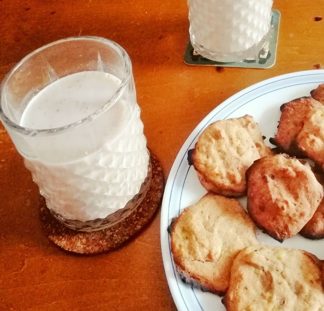 Batido de platano y fresa Batido de platano y fresa