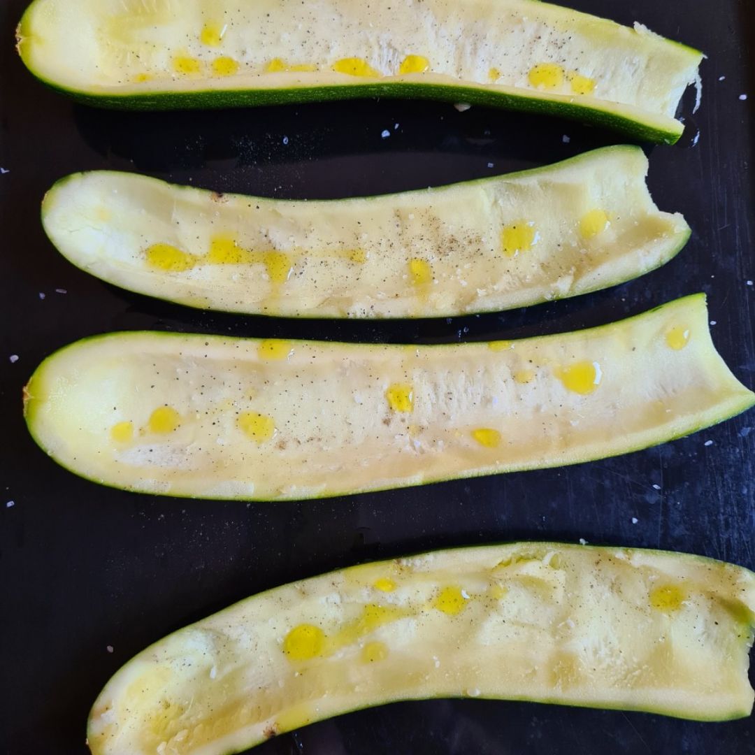 Calabacín relleno con atún y verduras Paso 0 Calabacín relleno con atún y verduras Paso 0